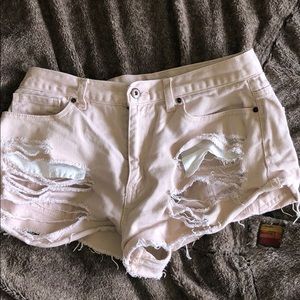 Forever 21 distressed shorts